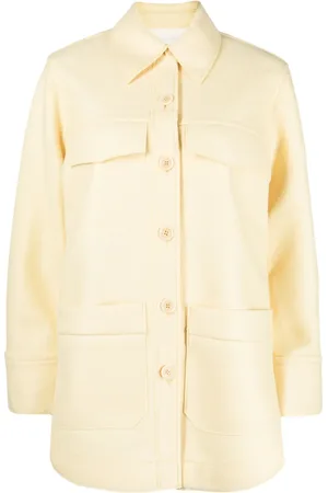 Rodebjer Button-up virgin wool coat