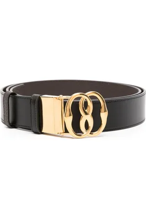 Bally Emblem reversible leather belt
