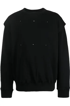 HELIOT EMIL Outline Logo cotton sweatshirt