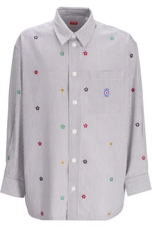 Kenzo Flower-print cotton shirt