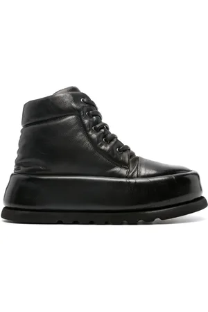 MARSÈLL Leather platform ankle boots