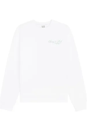 Sporty & Rich Villa logo-print sweatshirt