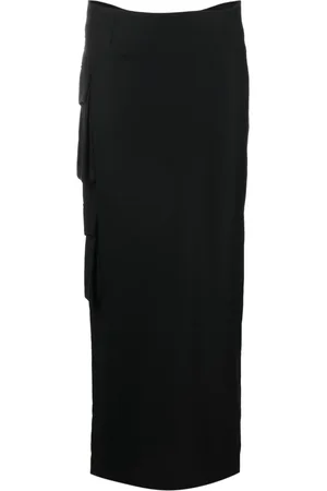 AYA MUSE Stok cargo-pocket maxi skirt