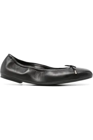 Stuart Weitzman Bardot leather ballerina shoes