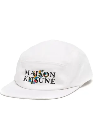Maison Kitsuné Logo-print cotton baseball cap