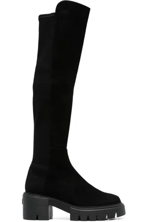 Stuart Weitzman Soho70mm suede knee-high boots