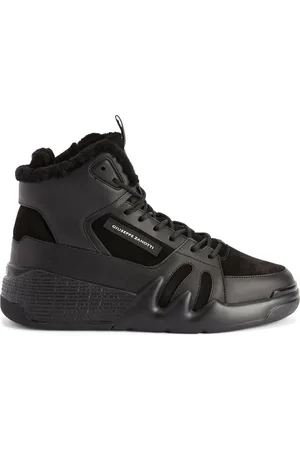 Giuseppe Zanotti Talon Winter panelled leather sneakers