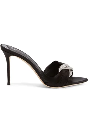 Giuseppe Zanotti Intriigo Knot 90mm satin mules