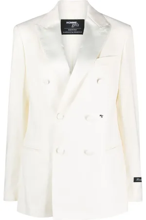 HOMMEGIRLS Double-breasted wool blazer