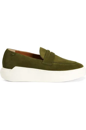 Giuseppe Zanotti Conley Glam velour penny loafers