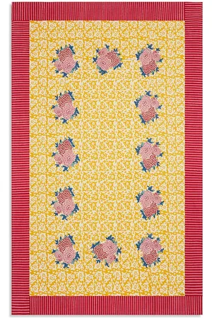 LISA CORTI Arabesque Corolla rectangular tablecloth