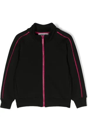 MONNALISA Graphic-print zip-up jacket