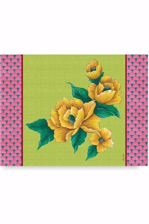 LISA CORTI Masonite rectangular placemat (set of two)