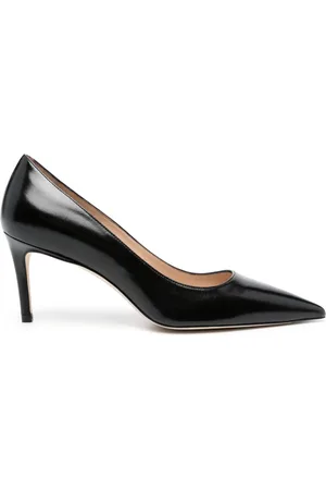 Stuart Weitzman 75mm Stuart leather pumps
