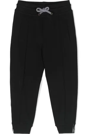 Brunello Cucinelli Drawstring cotton track pants
