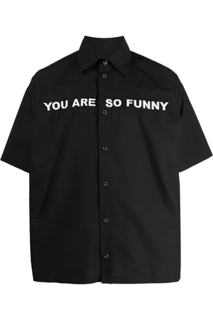 Natasha Zinko You Are So Funny cotton shirt