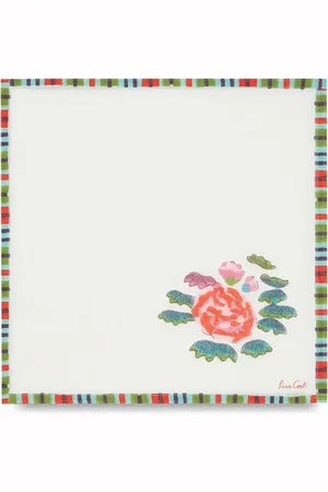 LISA CORTI Royal Palace floral-print napkins (set of four)