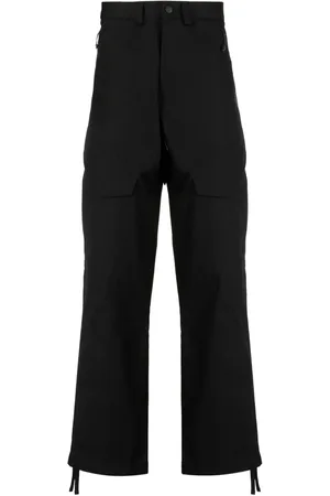 Moncler Logo-patch straight-leg trousers