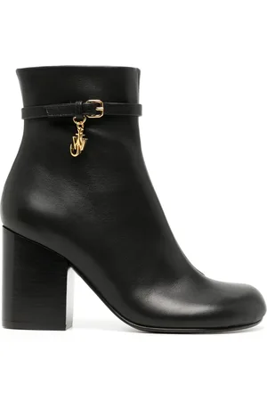 J.W.Anderson 80mm logo-charm leather boots