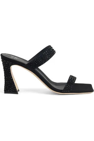Giuseppe Zanotti Flaminia 85 mm velvet sandals