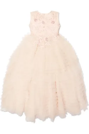 Maison Ava Coralie floral-embroidered tulle dress