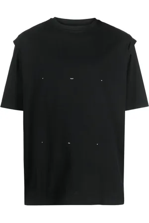 HELIOT EMIL Outline Logo cotton T-shirt