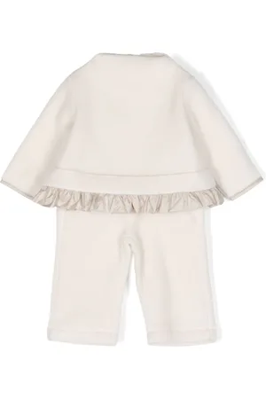 Il gufo Ruffled fleece tracksuit set