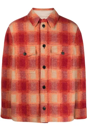 Isabel Marant Kevron plaid shirt jacket