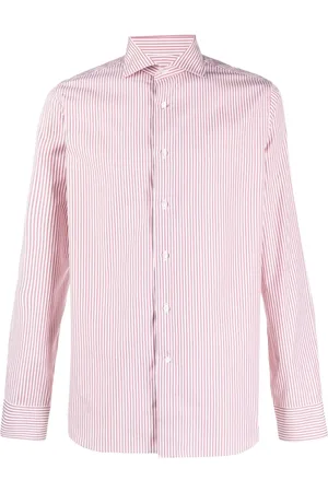CANALI Striped cotton shirt