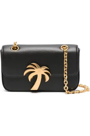 Palm Angels Palm Bridge leather crossbody bag