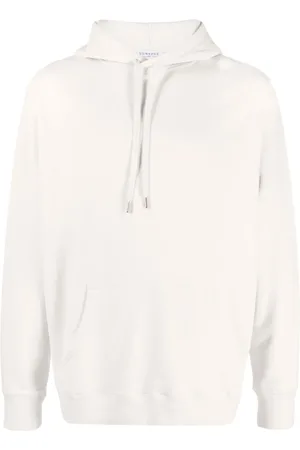 Sunspel Drawstring-fastening cotton hoodie