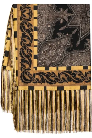 PIERRE-LOUIS MASCIA Fringed silk scarf