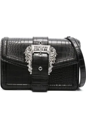 VERSACE Baroque Buckle crocodile bag