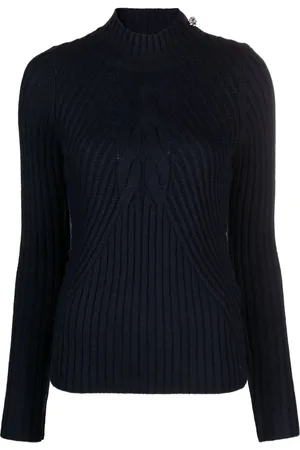 Liu Jo Mock-neck ribbed jumper