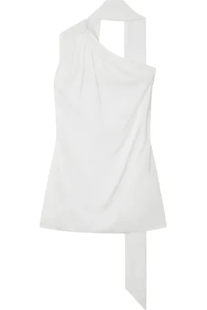 Stella McCartney One-shoulder neck-strap blouse