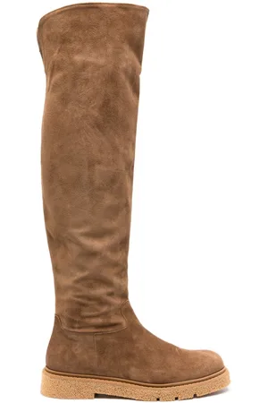 Paul Warmer Isabel round-toe boots