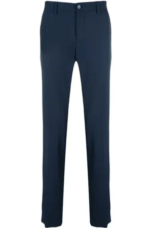 Patrizia Pepe Straight-leg cotton tailored trousers