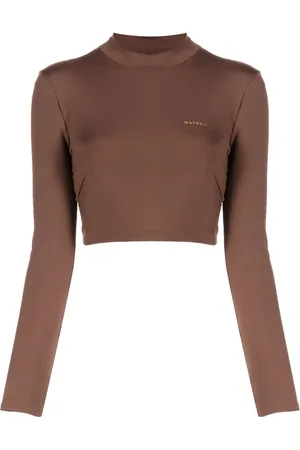 MATÉRIEL by Aleksandre Akhalkatsishvili Laminated-logo roll-neck top