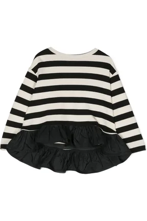 MONNALISA Striped long-sleeve T-shirt