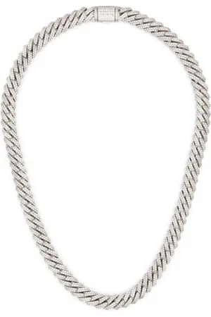 DARKAI Mini Prong Pavé gemstone necklace
