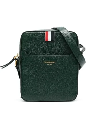 Thom Browne Pebble texture messenger bag