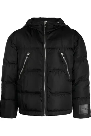 VERSACE Zip-detail puffer jacket