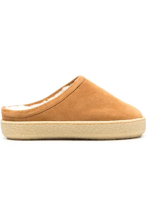 Isabel Marant Fozee suede flatform mules