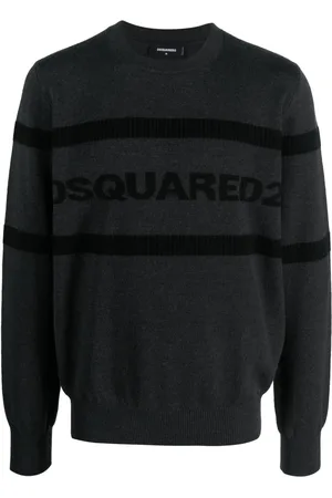 Dsquared2 Intarsia-logo wool jumper