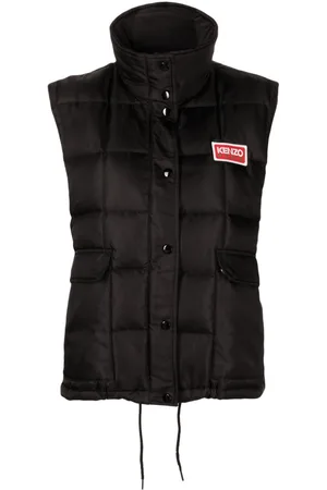 Kenzo Logo-appliqué quilted gilet