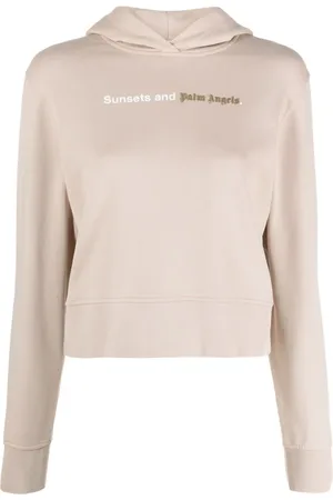 Palm Angels Logo-print cotton hoodie