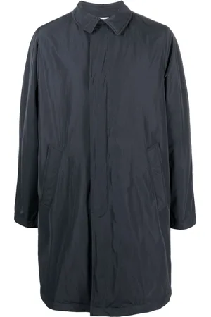 Aspesi Single-breasted padded raincoat