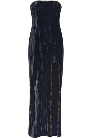 Cinq A Sept Eponine strapless velvet gown