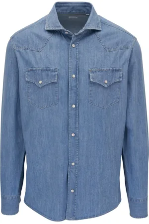 Brunello Cucinelli Long-sleeve denim shirt