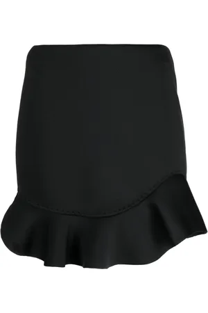 Cynthia Rowley Ruffled high-waist mini skirt